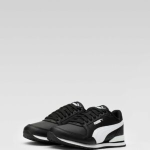 giày puma đen sọc trắng